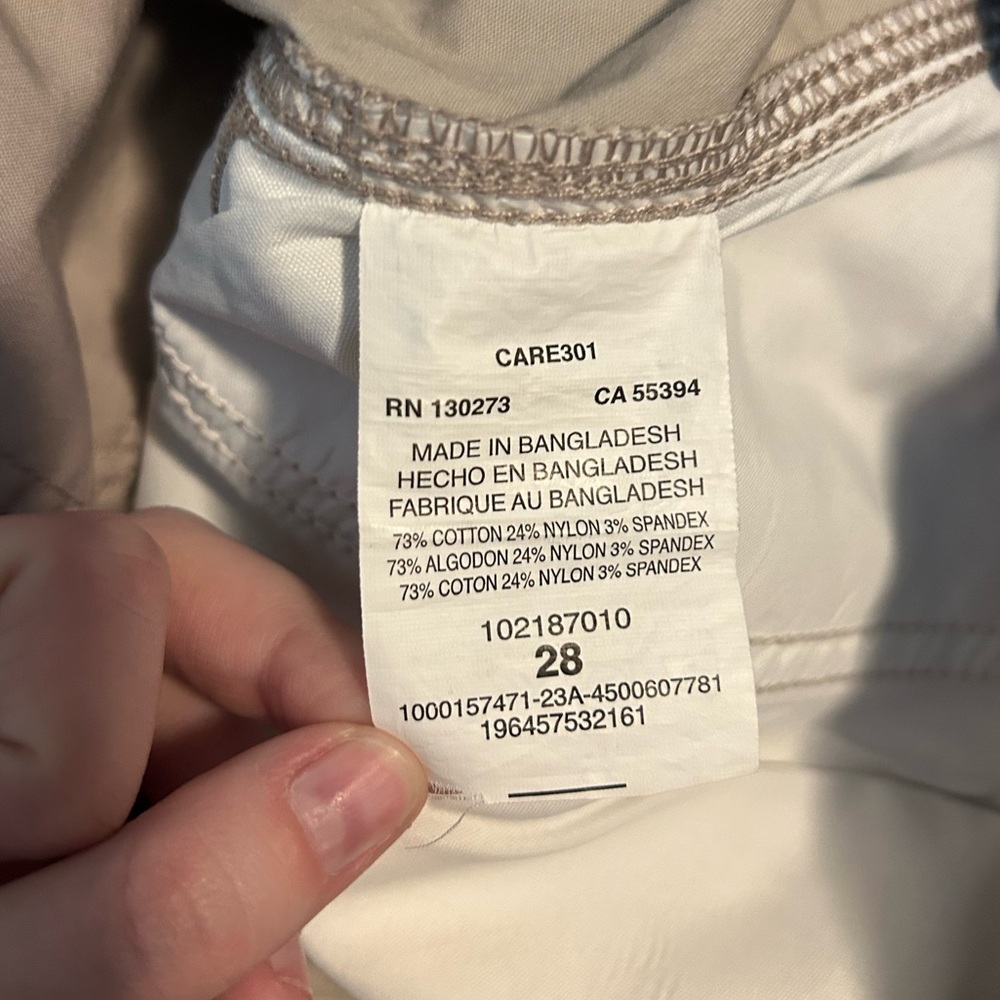 Lee Extreme Motion Cargo Utility 10” Inseam Mens Shorts Size 28 Velcro C - Picture 9 of 13